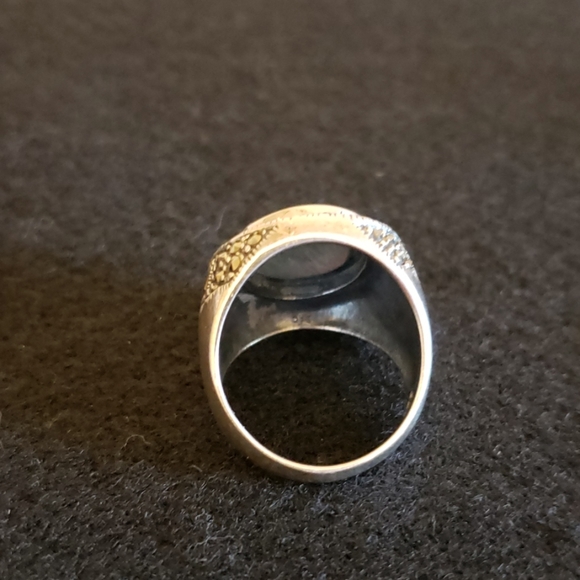 Sterling 925 silver marquesite and abalone - Picture 5 of 6